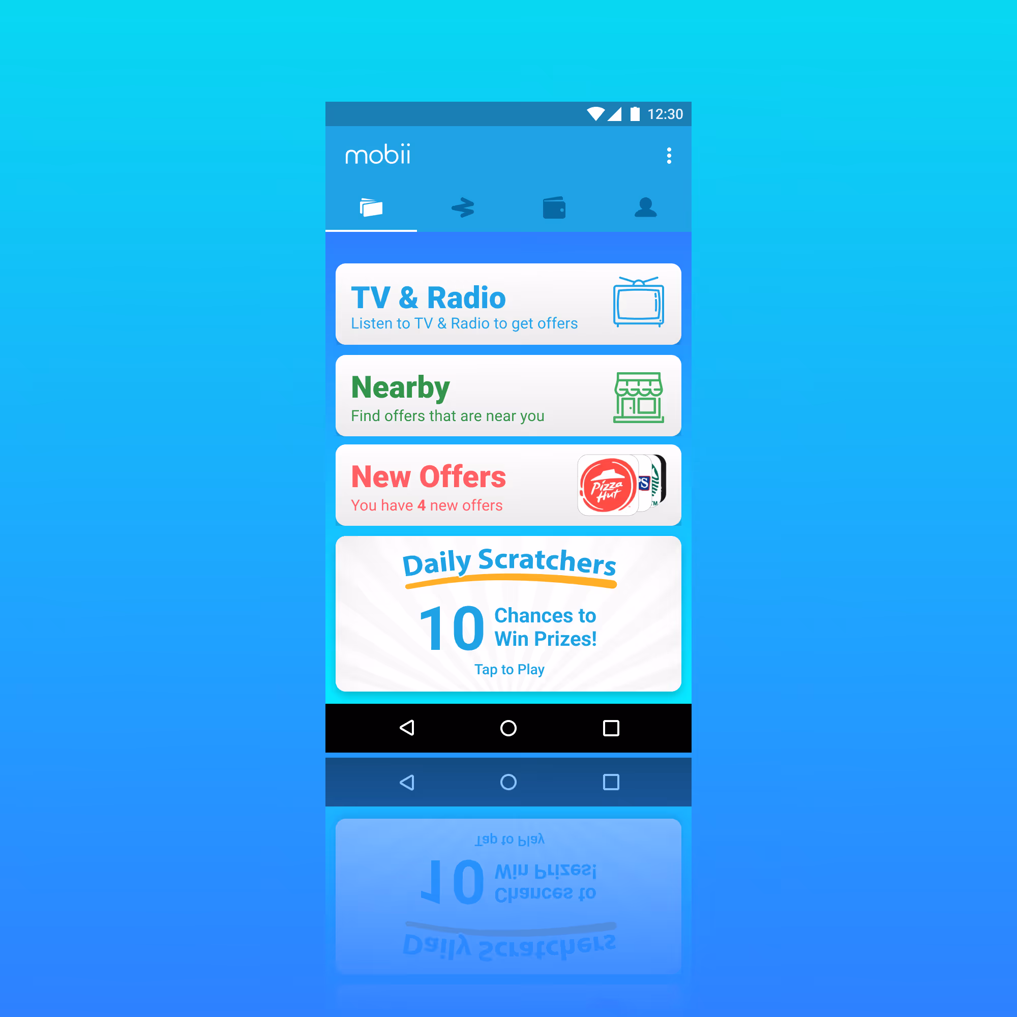 Mobii redesign in-progress that wasn't inspiring the team.