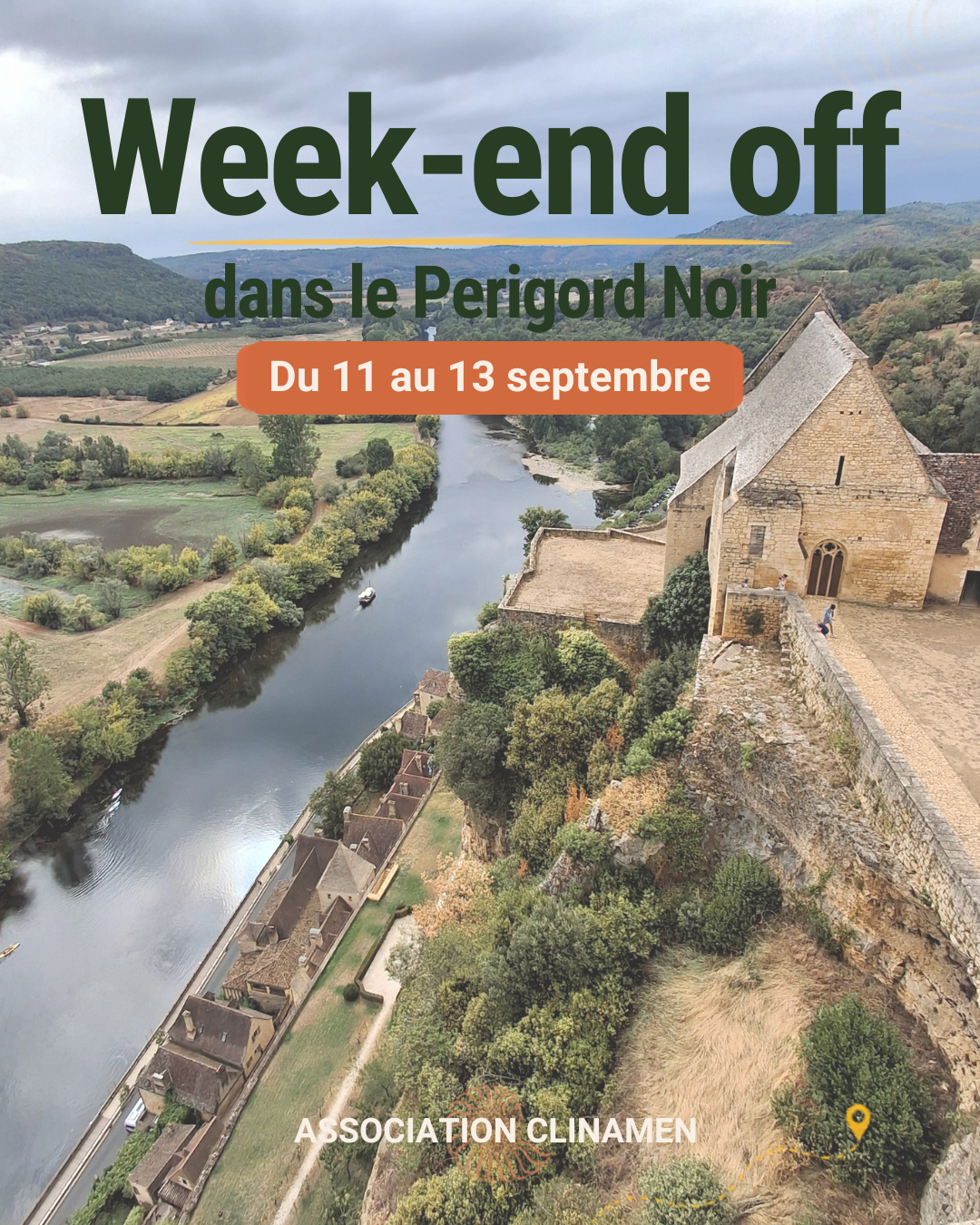 Week-end off Clinamen : direction le Périgord noir du 11 au 13 septembre