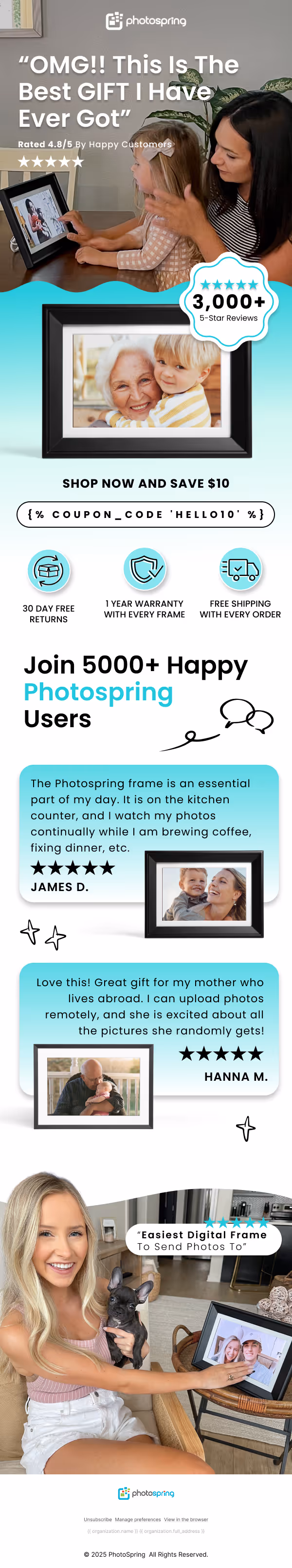 Photospring Email Marketing