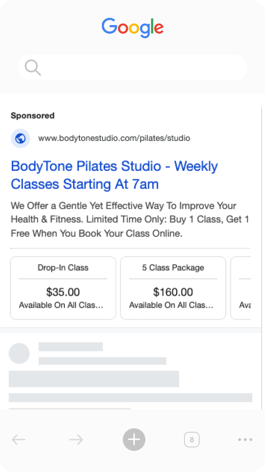 Bodytone Paid Search