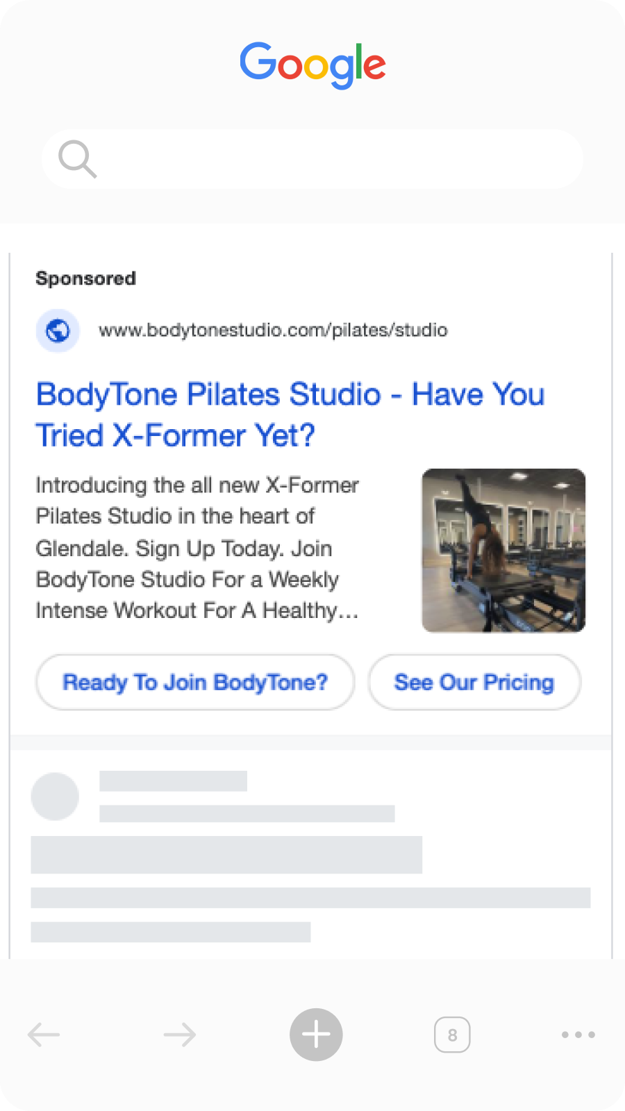Bodytone Paid Search