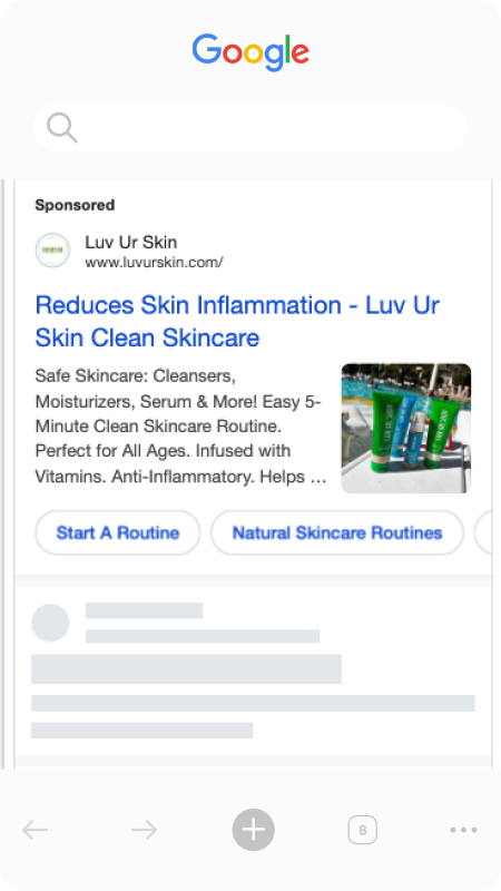 Luv Ur Skin Paid Search