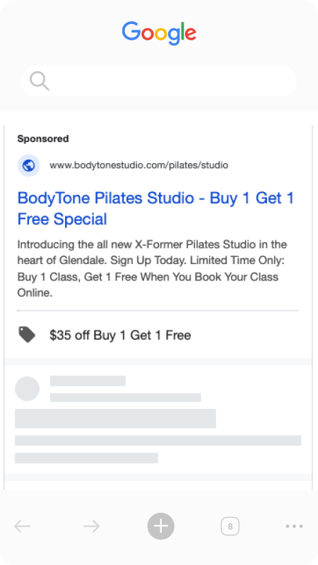Bodytone Paid Search