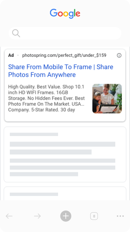 Photospring Paid Search