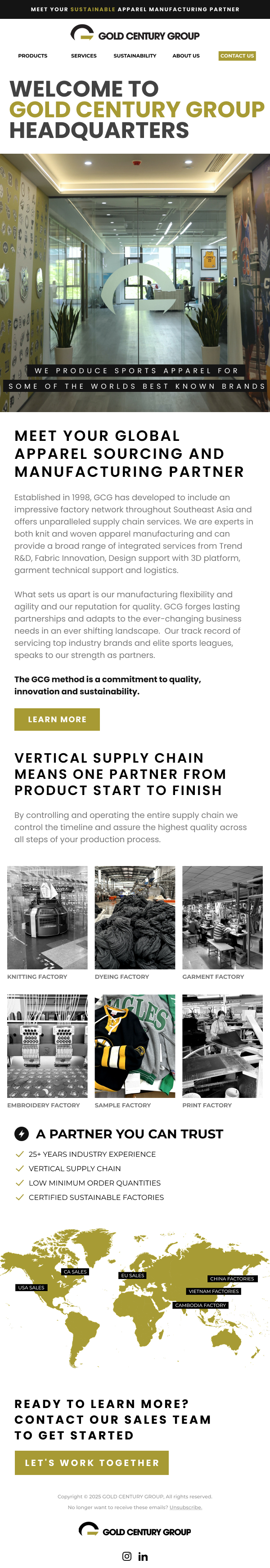 Gold Century Group Email Marketing