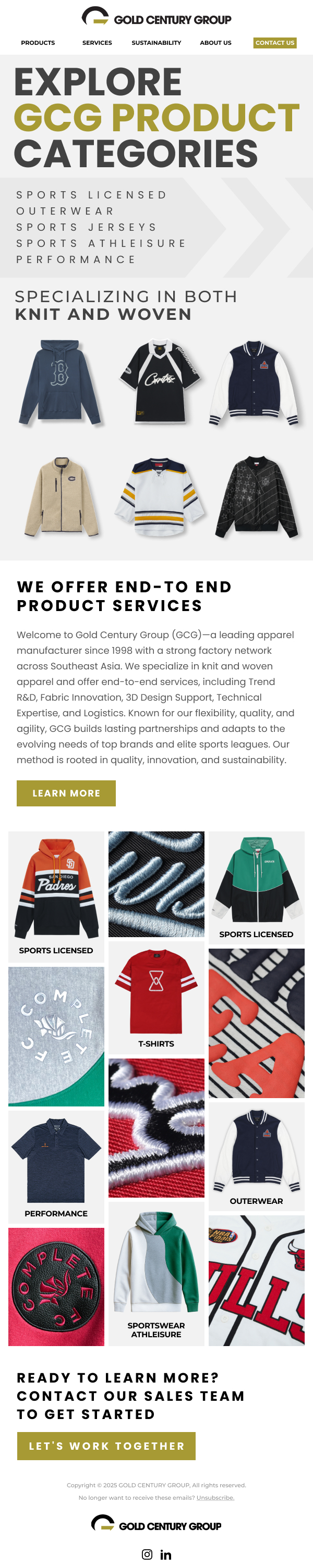 Gold Century Group Email Marketing