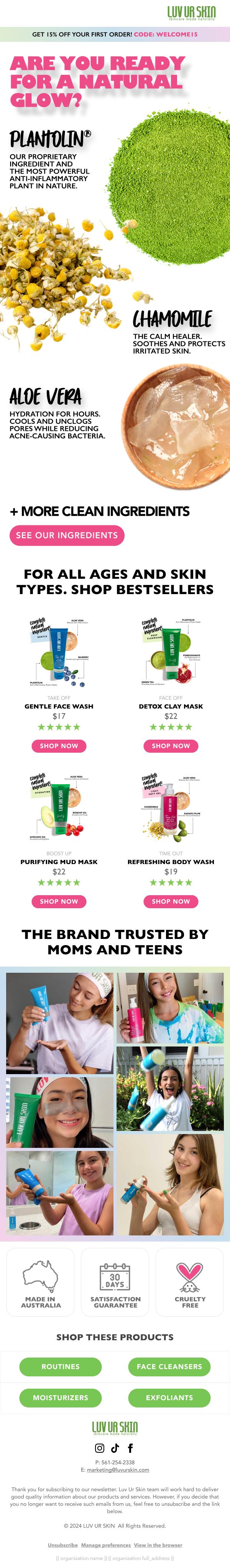 Luv Ur Skin Email Marketing