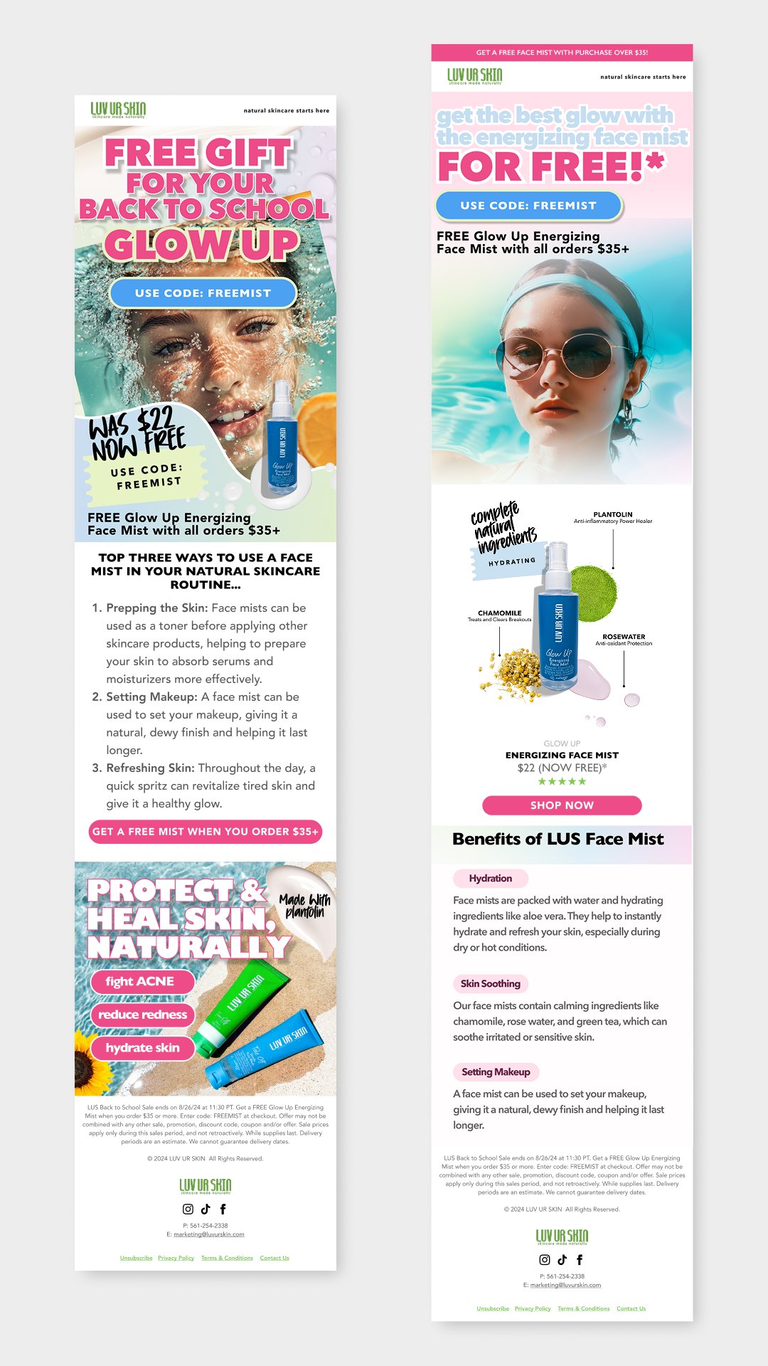 Luv Ur Skin Email Marketing