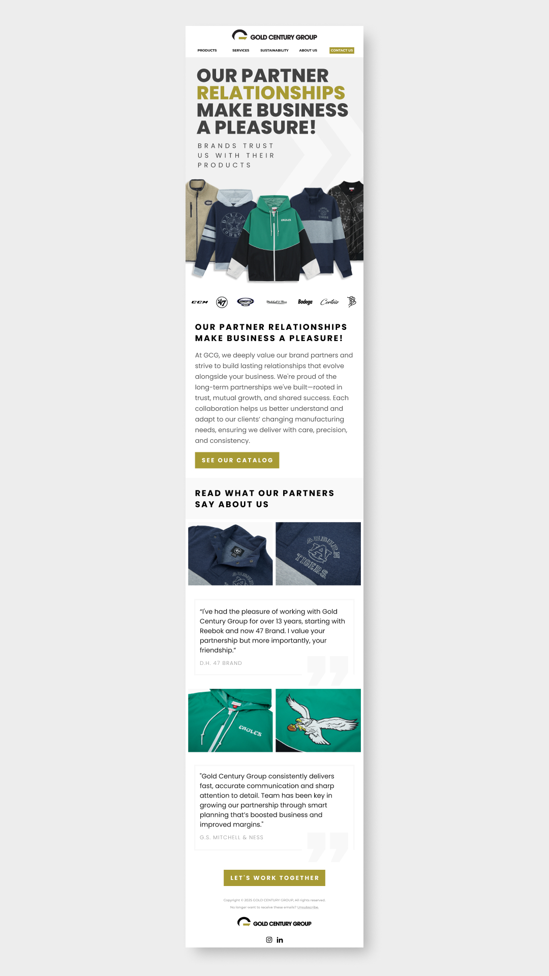 Gold Century Group Email Marketing