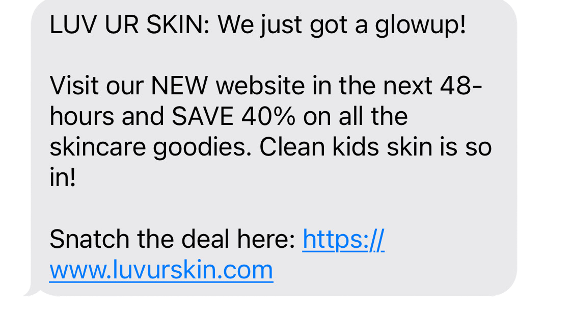 Luv Ur Skin Promotion