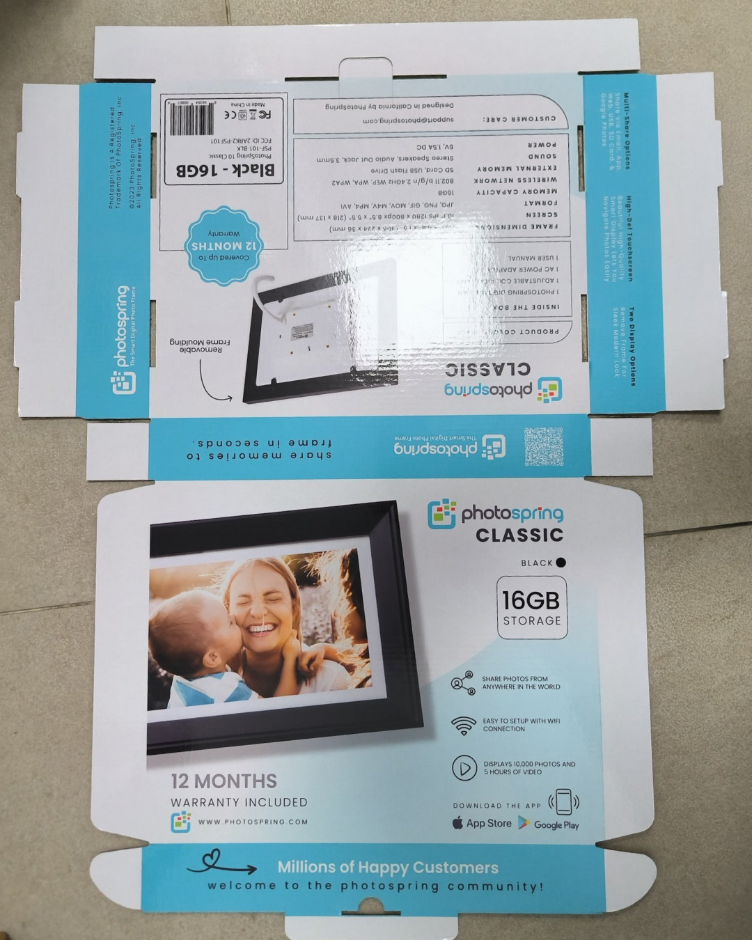 Photospring Packaging