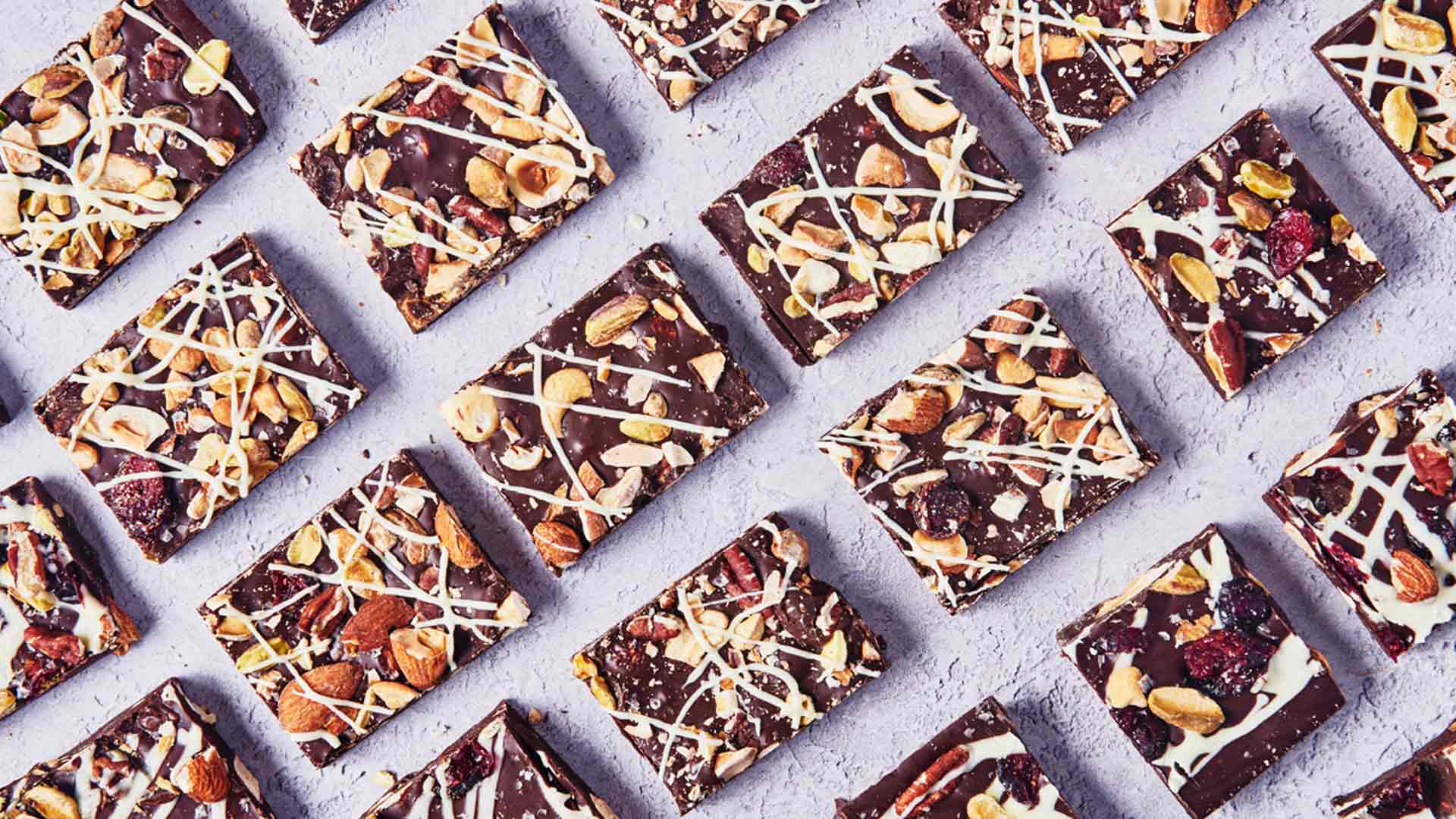 Metro Catering's Dark Chocolate Trail Mix Bark