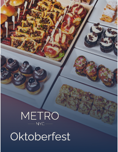 metro catering's oktoberfest menu cover page