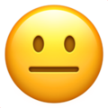 Neutral emoji (1 star)