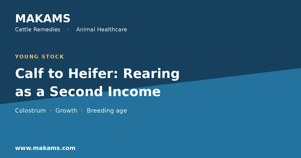 Calf to heifer rearing as a second dairy income - MAKAMS Cattle Remedies blog