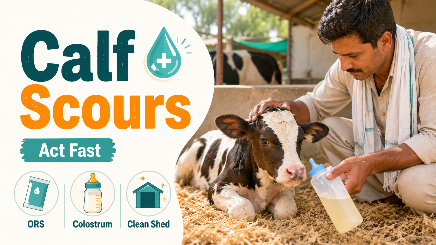 Calf scours (neonatal calf diarrhoea) prevention and management guide by Cattle Remedies (MAKAMS)