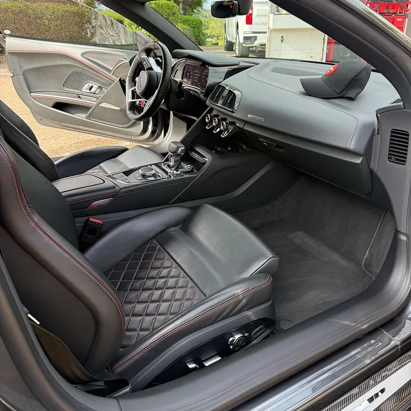 Cheran's Auto Detailing - Lamborghini receiving  interior cleaning in Buellton, CA