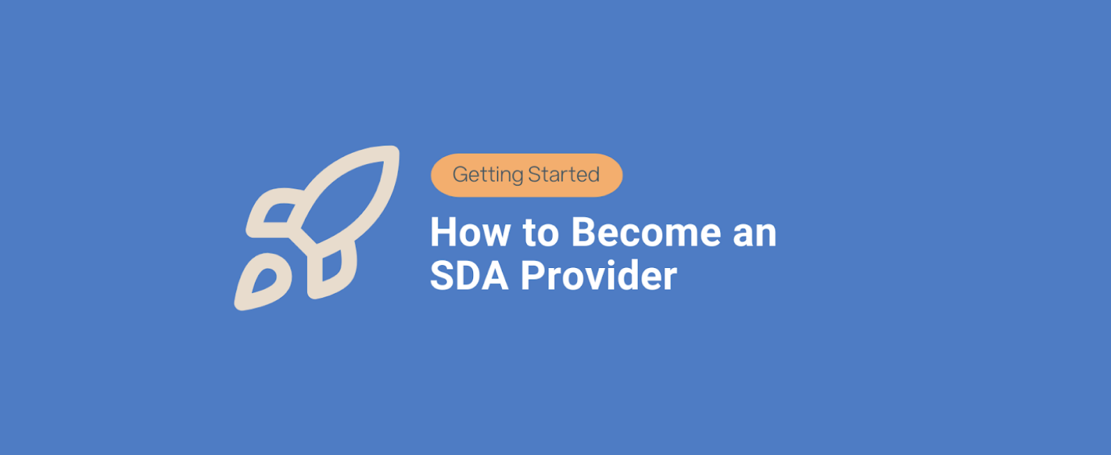 How to become an SDA provider