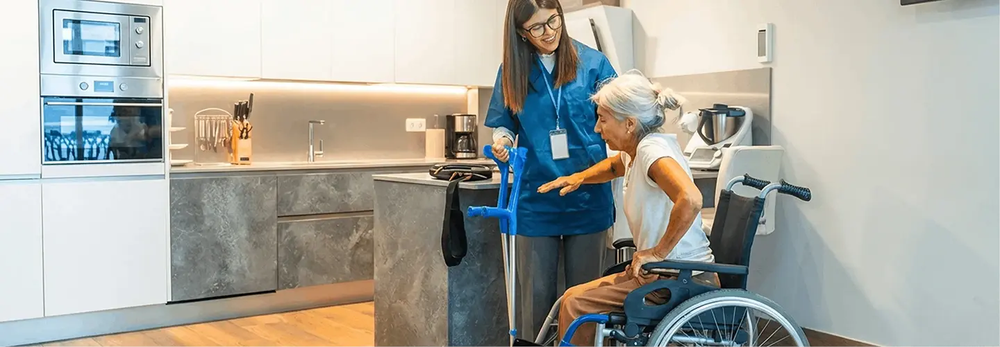 Provider+ consultant discussing NDIS registration and compliance with a client