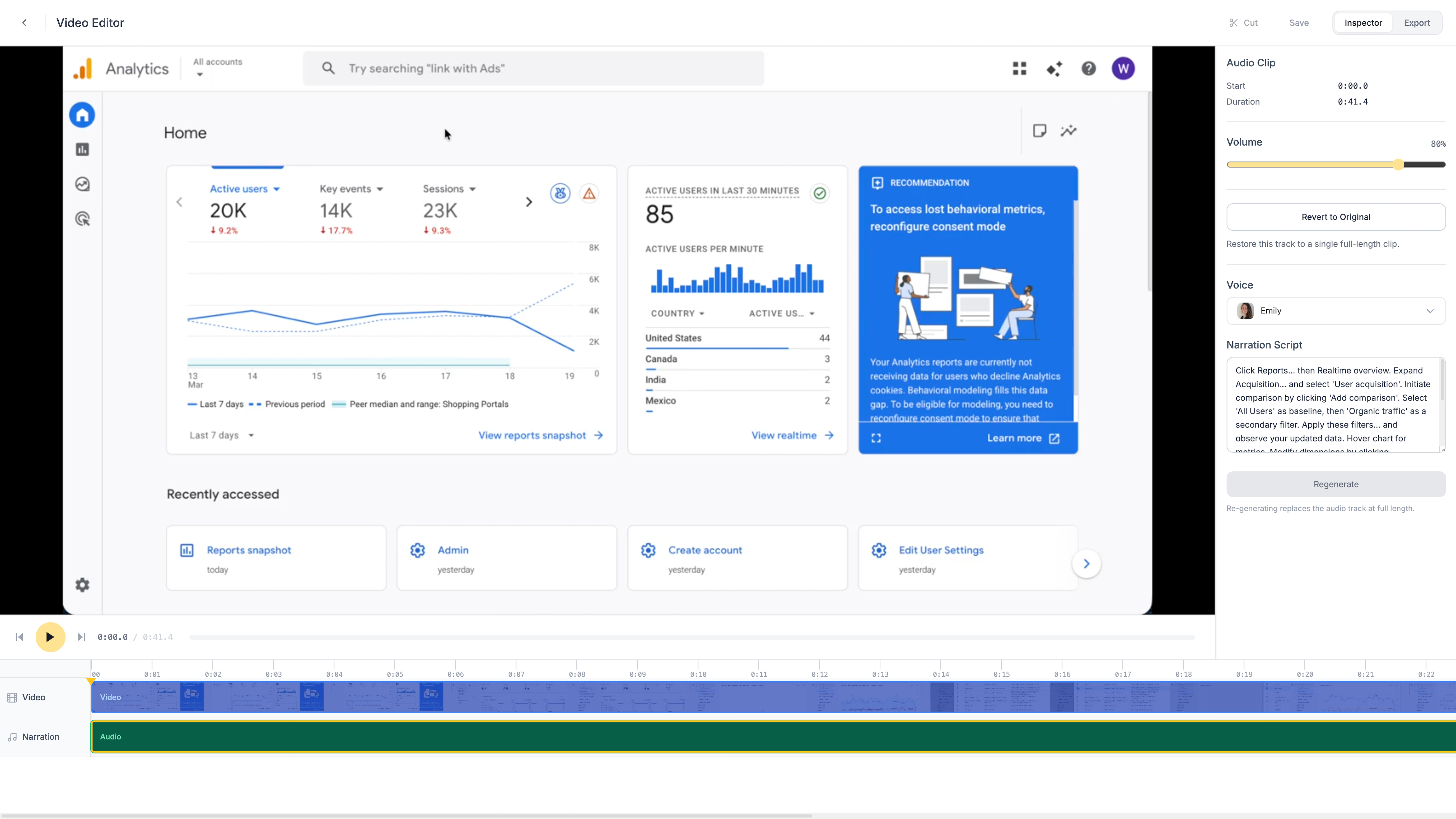 Wikidoc timeline video editor plage