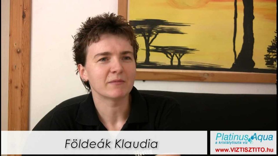 Földeák Klaudia, otthoni ügyfelünk
