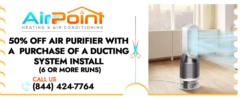 50% Off Air Purifier With a Purchase of a Ducting System Install (6 or more runs)