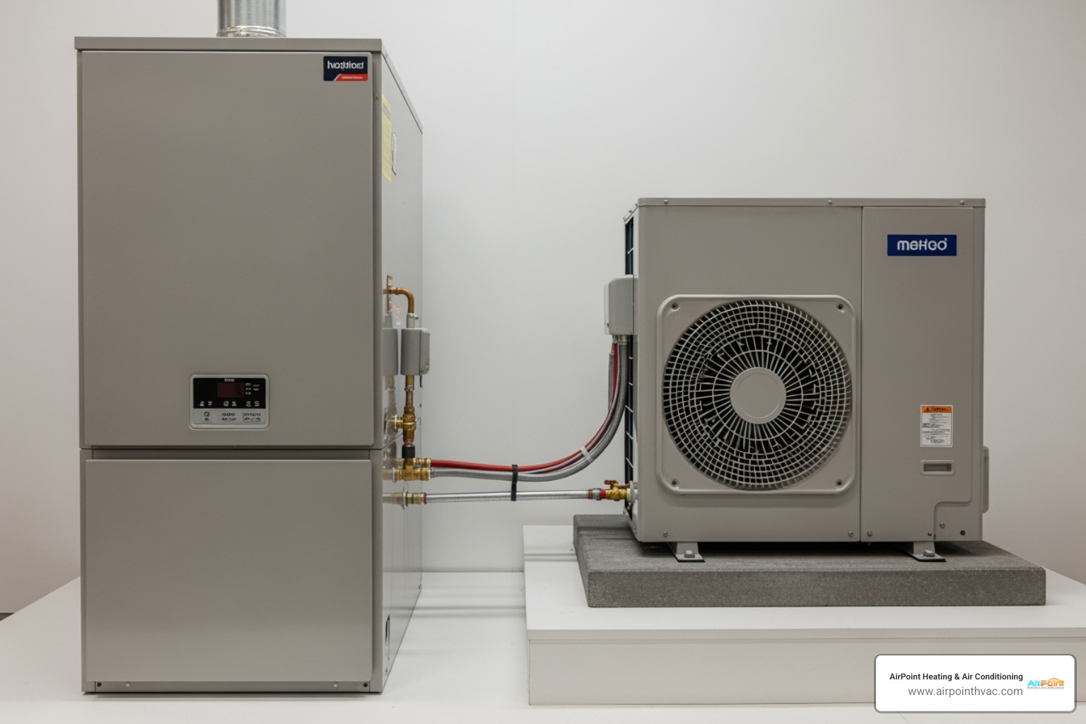 different heating systems like a furnace and a heat pump - heating service in dana point ca