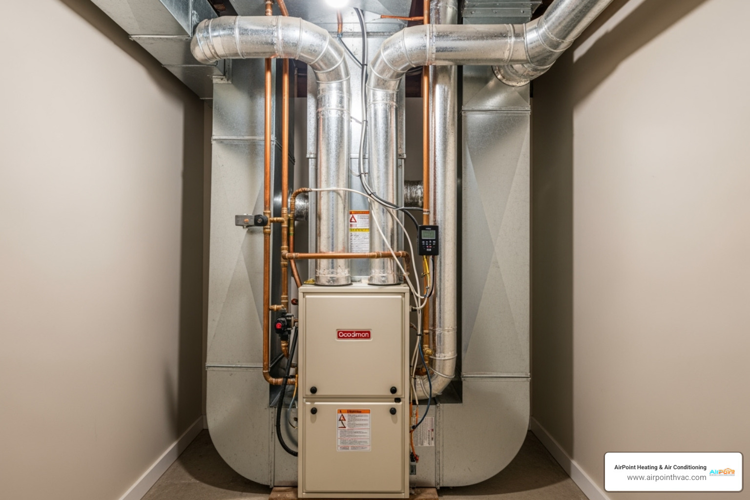 Clean, well-maintained indoor furnace unit - 24 hour heating service in fountain valley ca Clean, well-maintained indoor furnace unit - 24 hour heating service in fountain valley ca