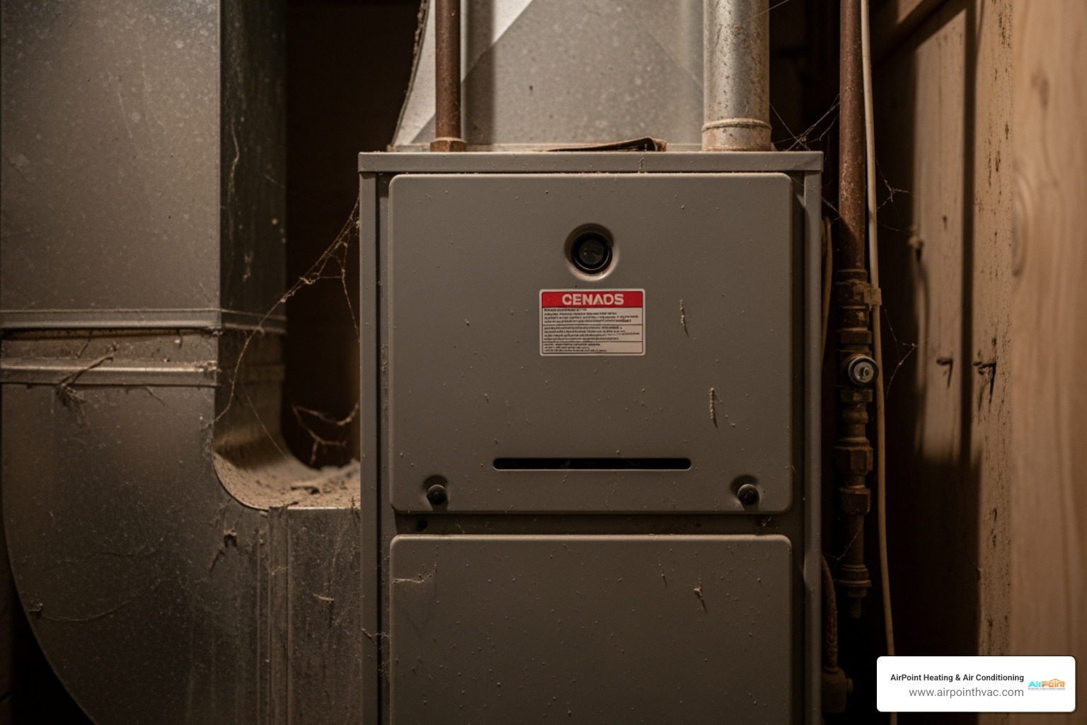 an old, inefficient furnace in a dusty basement or utility closet, looking worn out - heating installation in manhattan beach ca an old, inefficient furnace in a dusty basement or utility closet, looking worn out - heating installation in manhattan beach ca