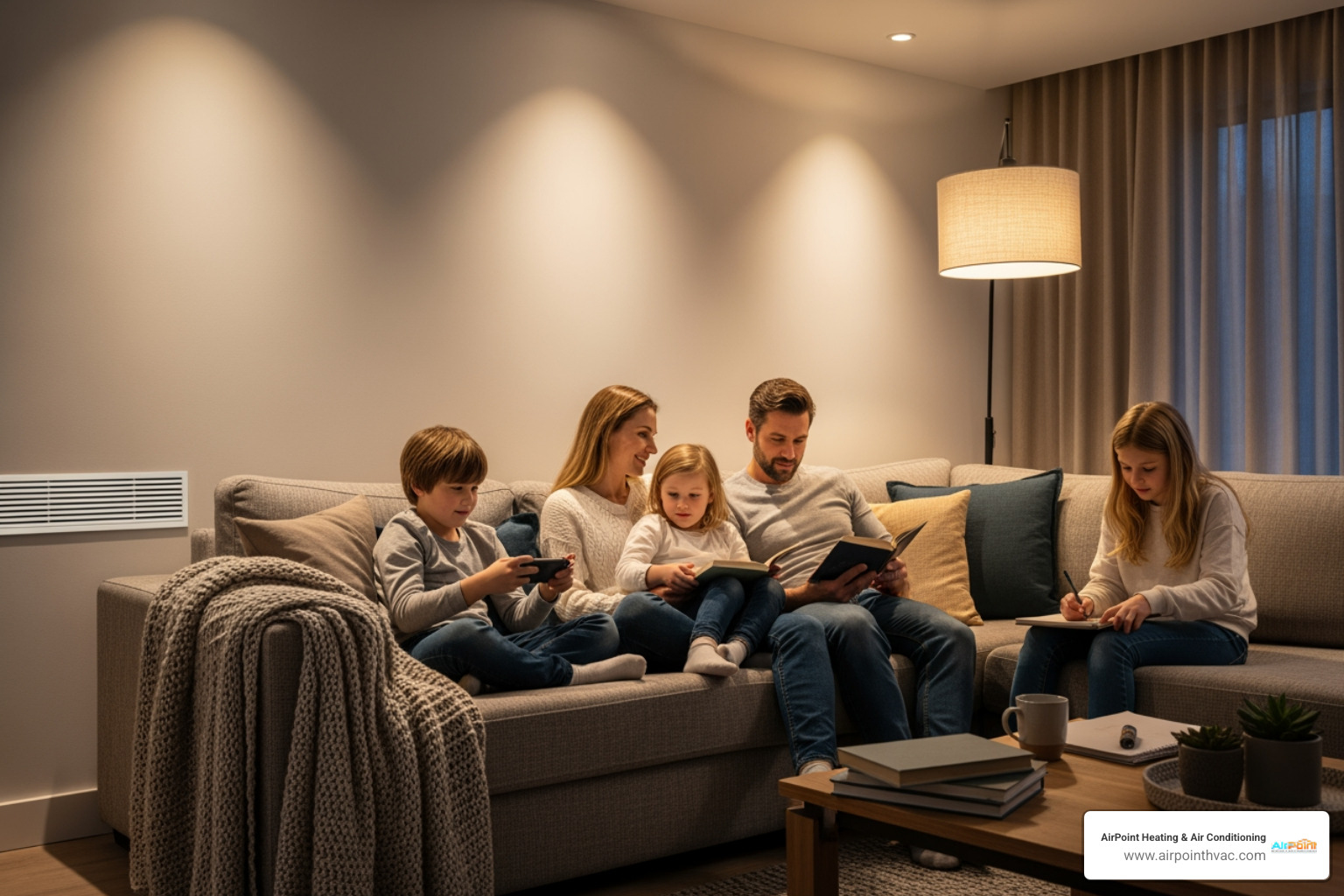 Infographic showing three main benefits of heating maintenance: a gauge icon representing improved energy efficiency and lower bills, a shield icon representing enhanced safety through carbon monoxide detection and electrical checks, and a calendar icon representing extended system lifespan through reduced wear and tear - heating maintenance in whittier ca