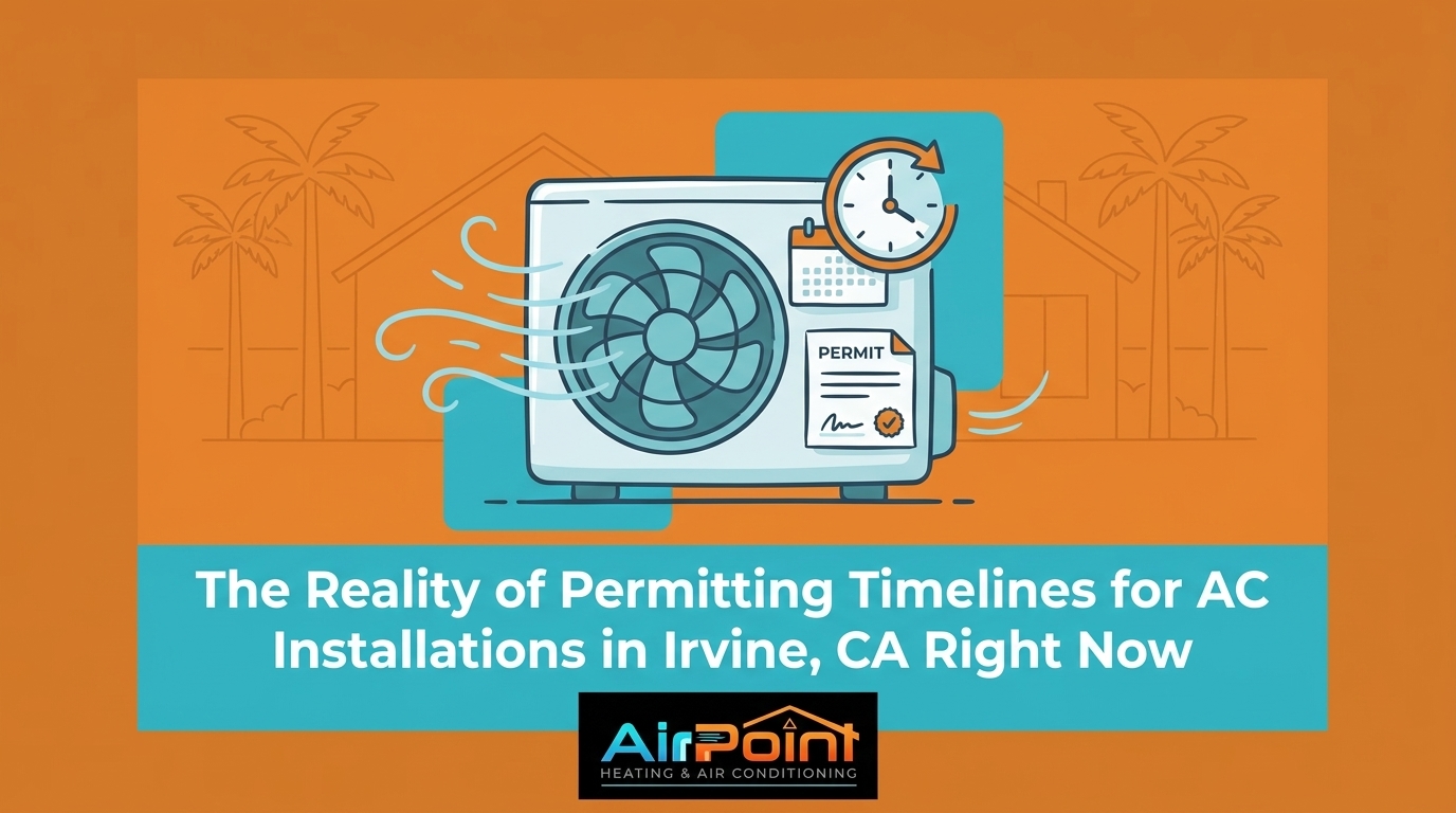 The Reality of Permitting Timelines for AC Installations in Irvine Right Now