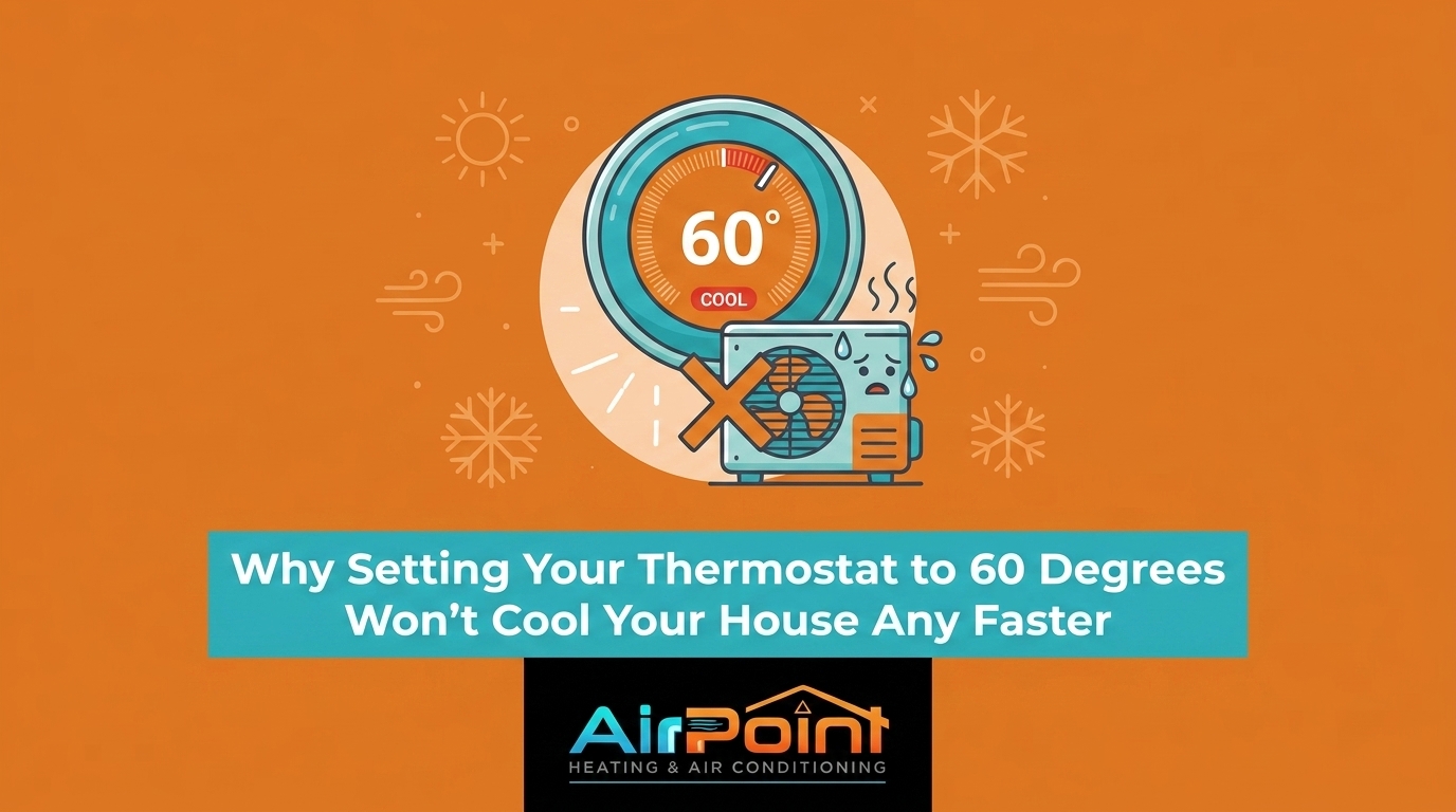Why Setting Your Thermostat to 60 Degrees Won't Cool Your House Any Faster