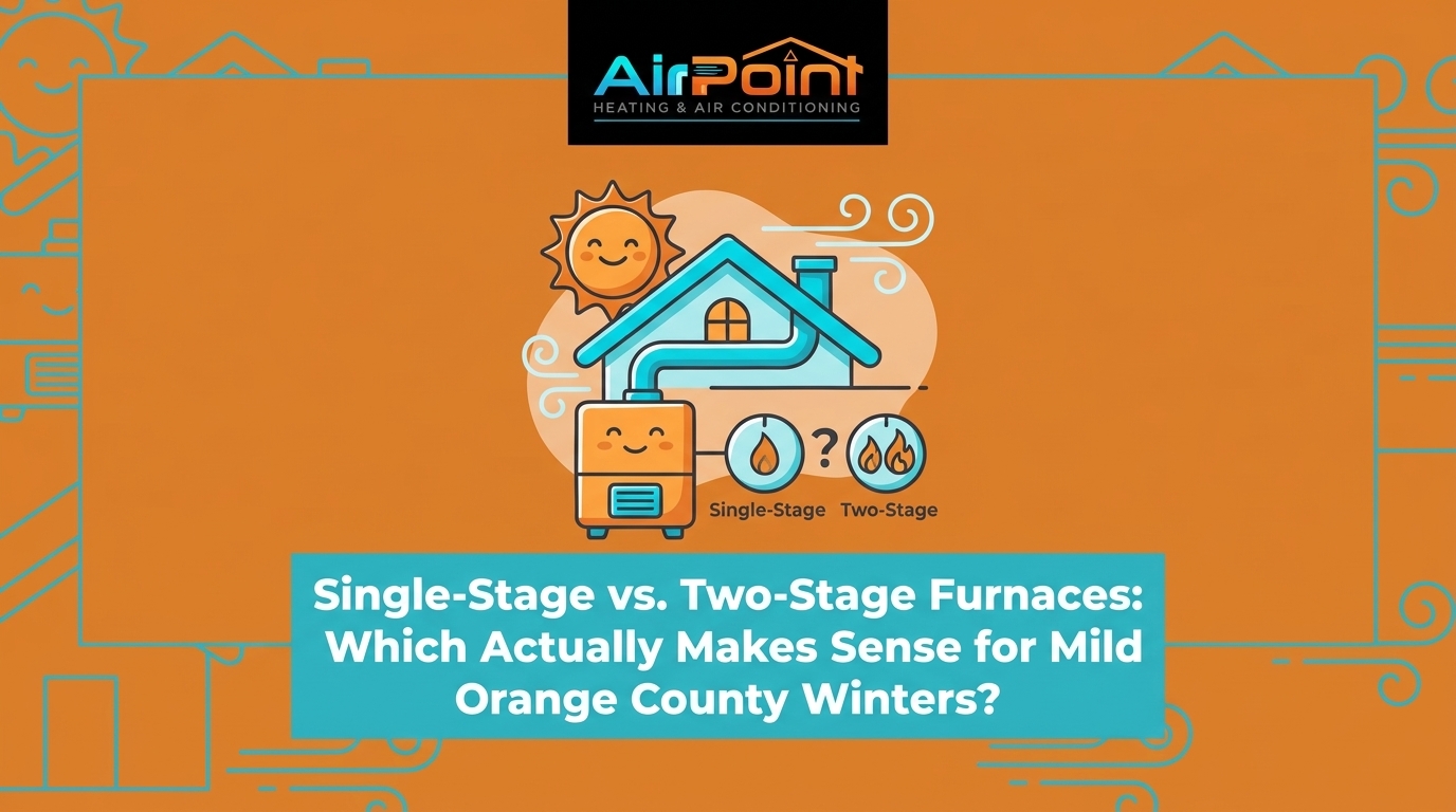 Single-Stage vs. Two-Stage Furnaces: Which Actually Makes Sense for Mild Orange County Winters?