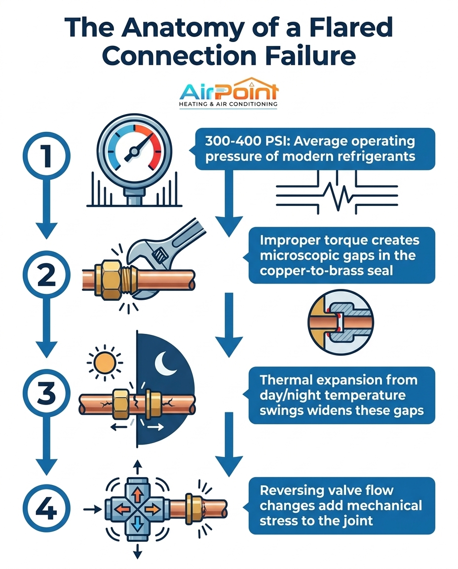 The Anatomy of a Flared Connection Failure
