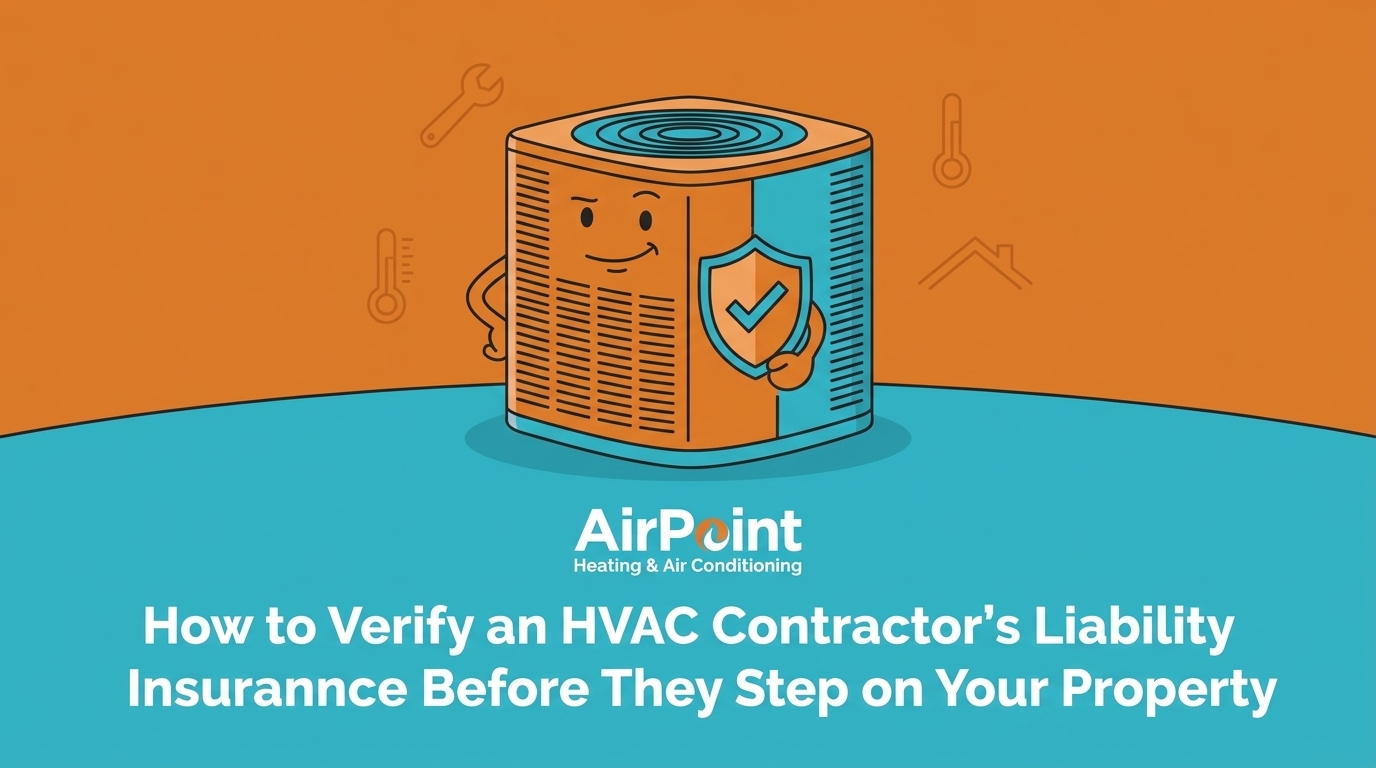 How to Verify an HVAC Contractor's Liability Insurance Before They Step on Your Property