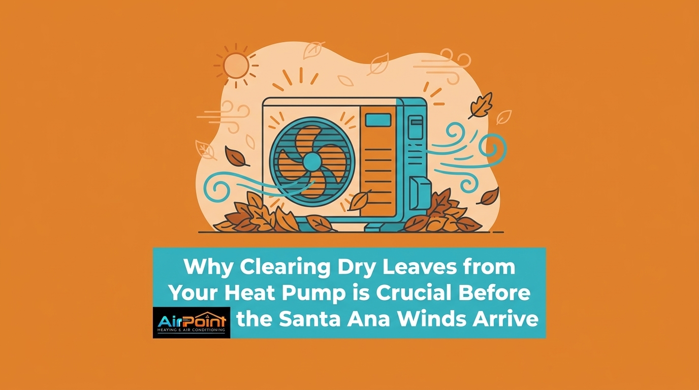 Why Clearing Dry Leaves from Your Heat Pump is Crucial Before the Santa Ana Winds Arrive