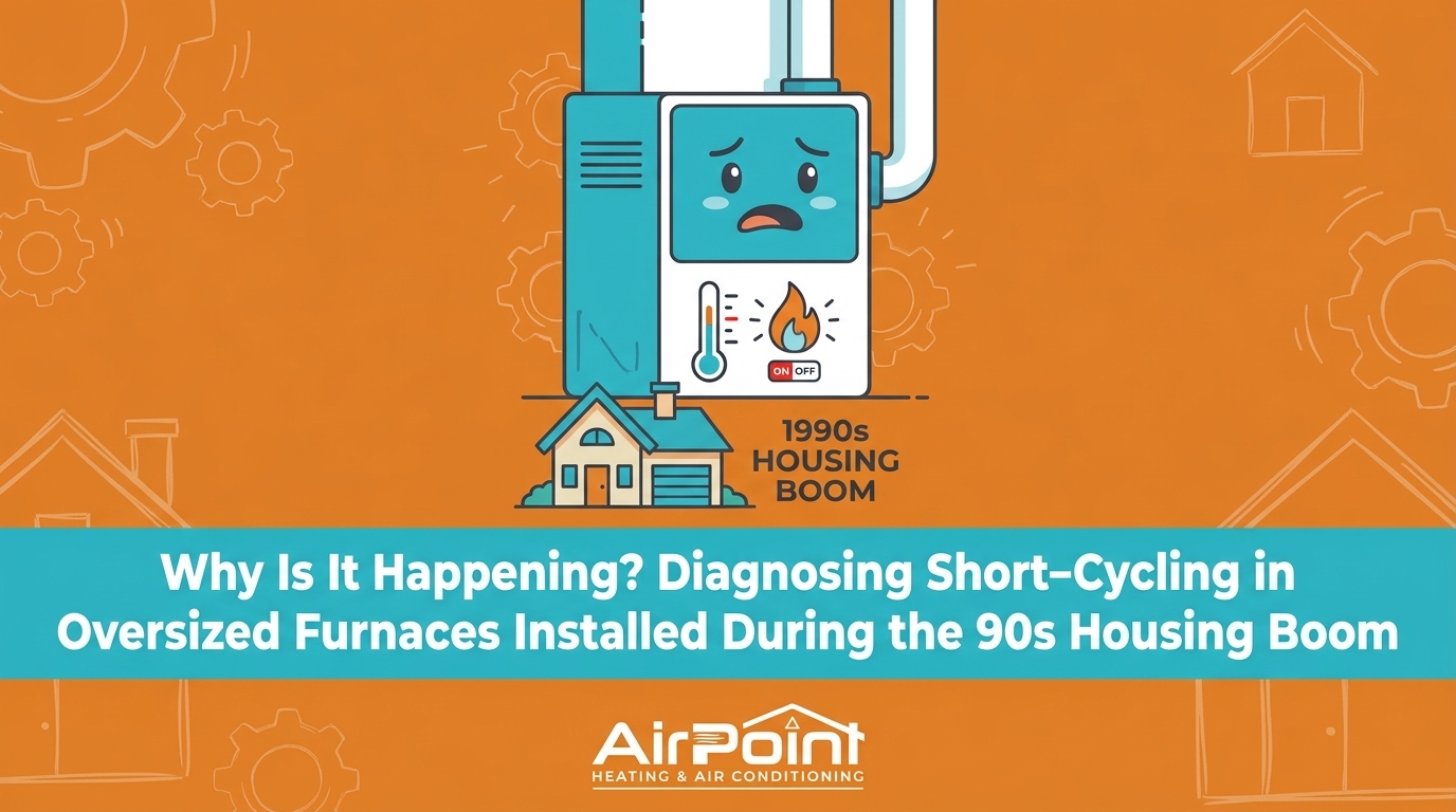 Diagnosing Short-Cycling in Oversized Furnaces Installed During the 90s Housing Boom