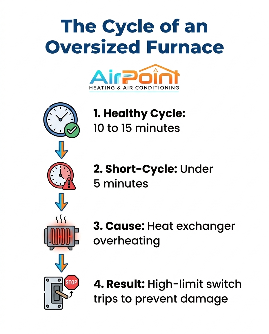 The Cycle of an Oversized Furnace