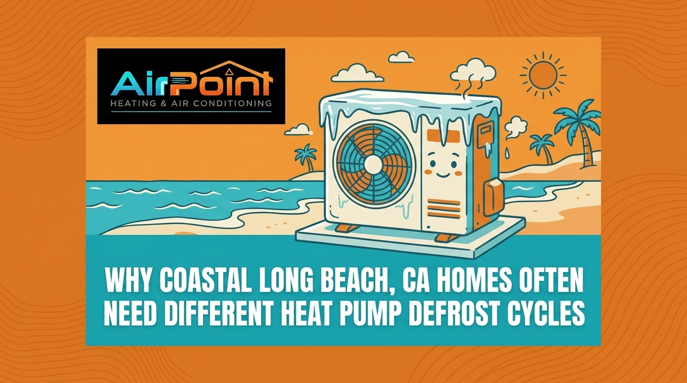 Why Coastal Long Beach Homes Often Need Different Heat Pump Defrost Cycles