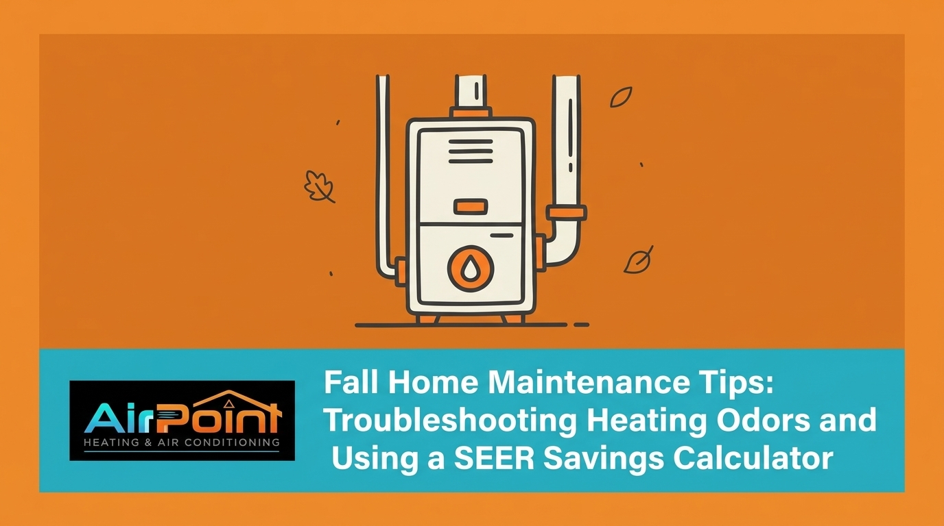 Fall Home Maintenance Tips: Troubleshooting Heating Odors and Using a SEER Savings Calculator