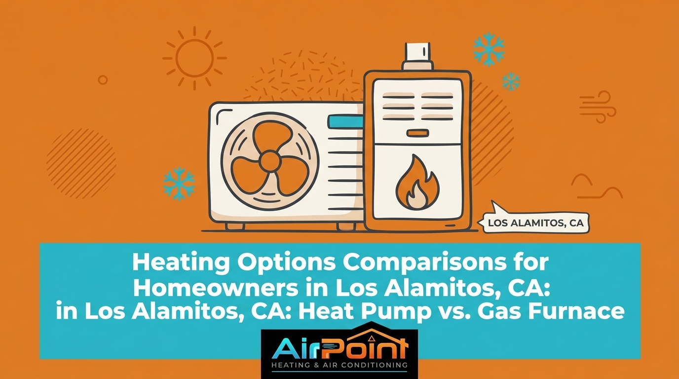 Heating Options Comparisons for Homeowners in Los Alamitos, CA: Heat Pump vs. Gas Furnace