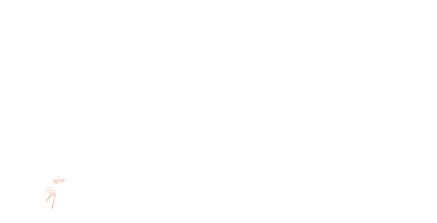 Orange zap symbol on black background for Proflex Roofing