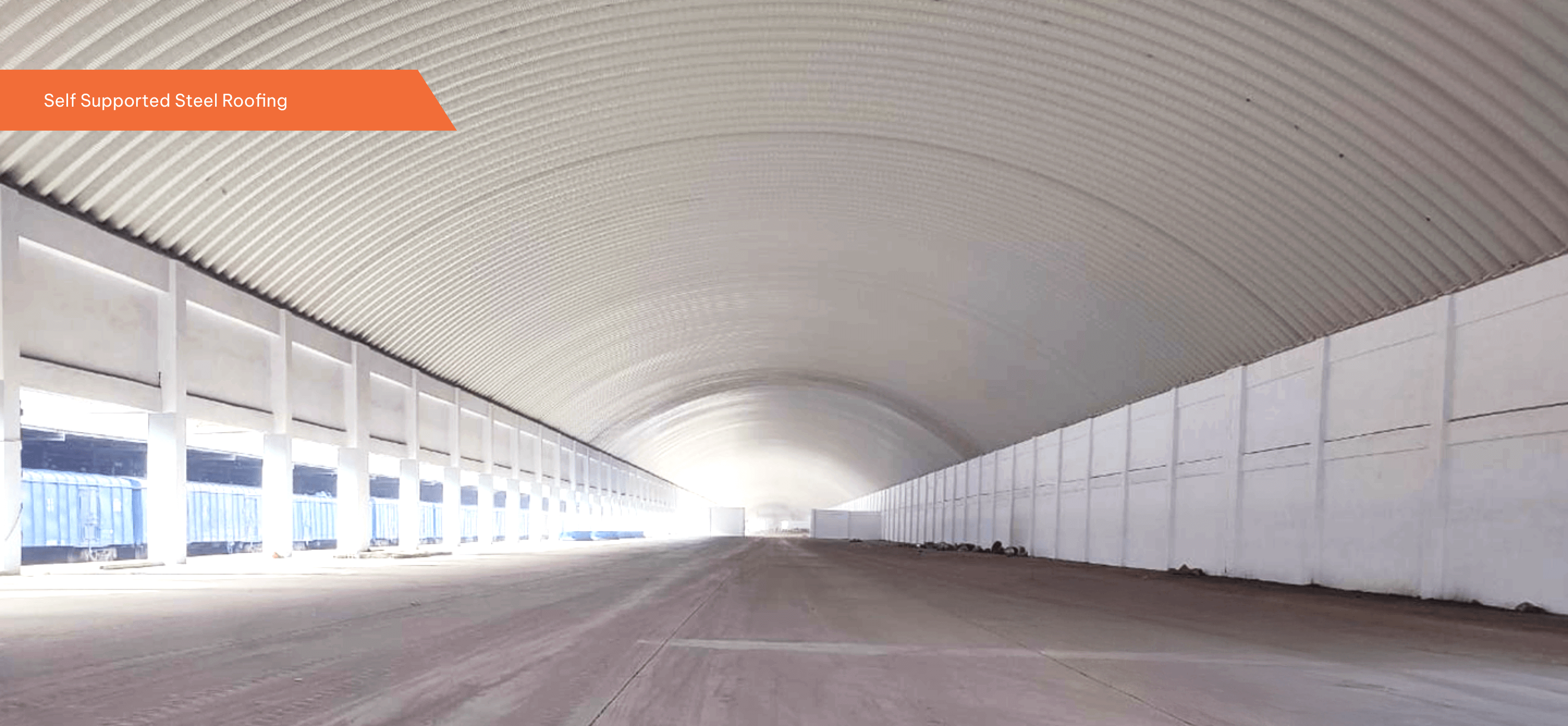 Self Supported Steel Roofing