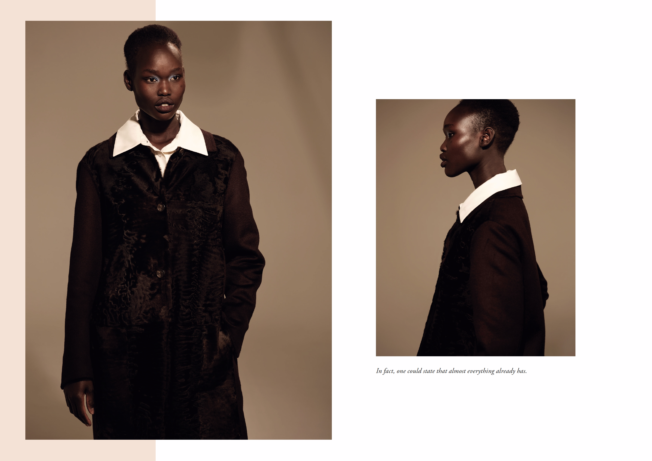 Leather, black woman