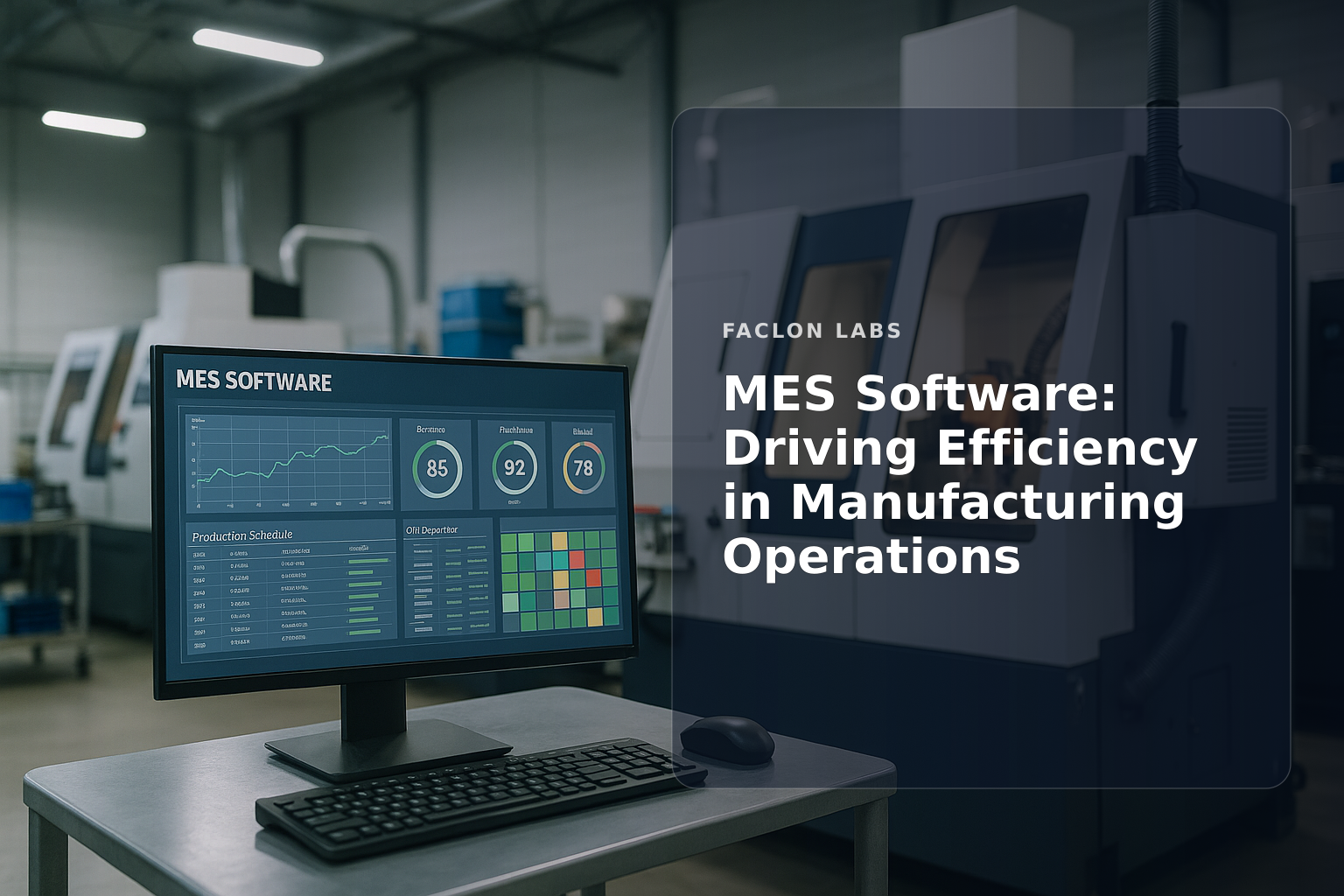Faclon Labs — MES Software: Driving Efficiency in Manufacturing Operations