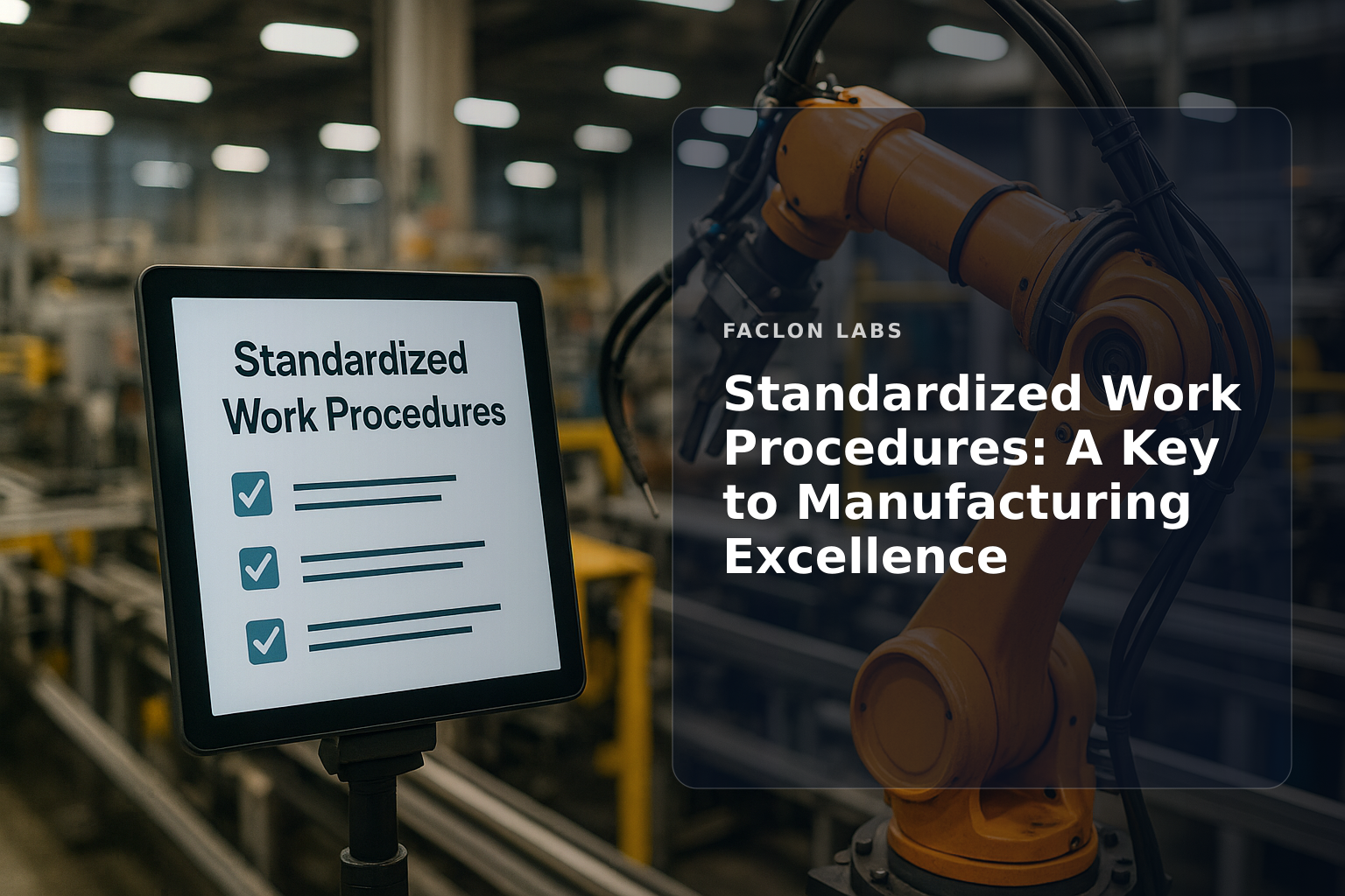 Faclon Labs — Standardized Work Procedures: A Key to Manufacturing Excellence