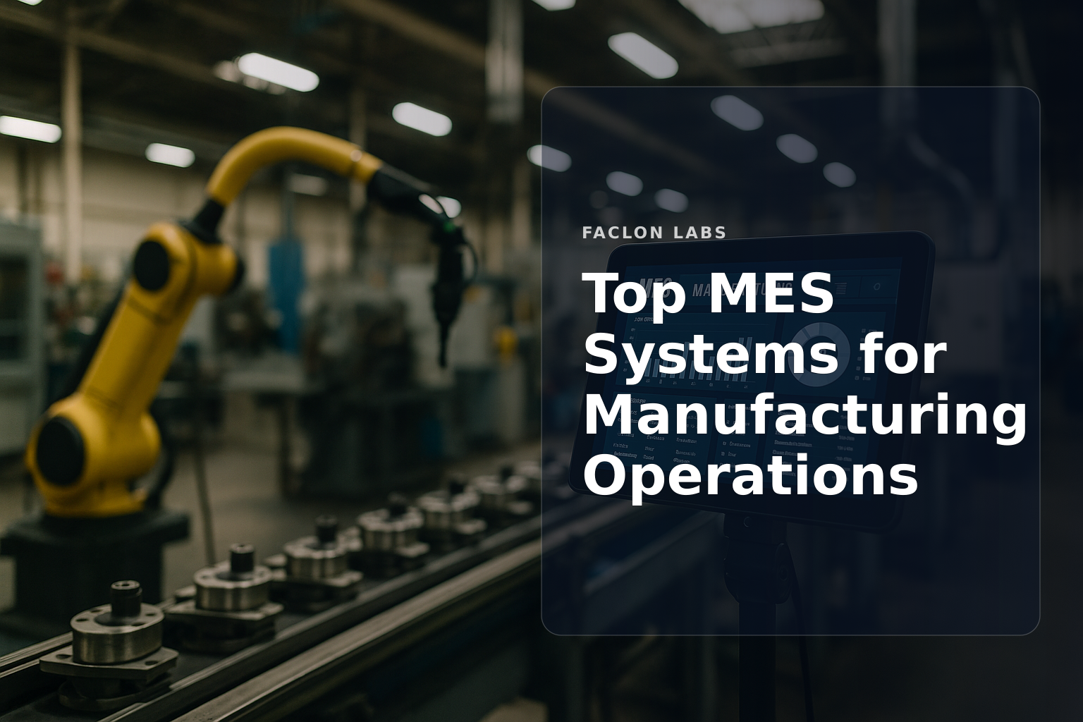 Faclon Labs — Top MES Systems for Manufacturing Operations