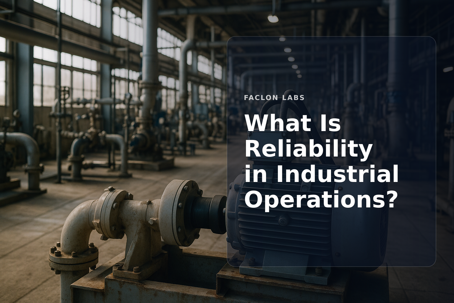 Faclon Labs — What Is Reliability in Industrial Operations?