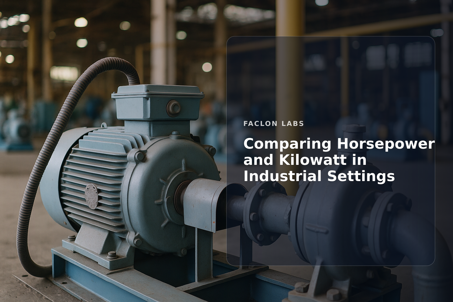 Faclon Labs — Comparing Horsepower and Kilowatt in Industrial Settings