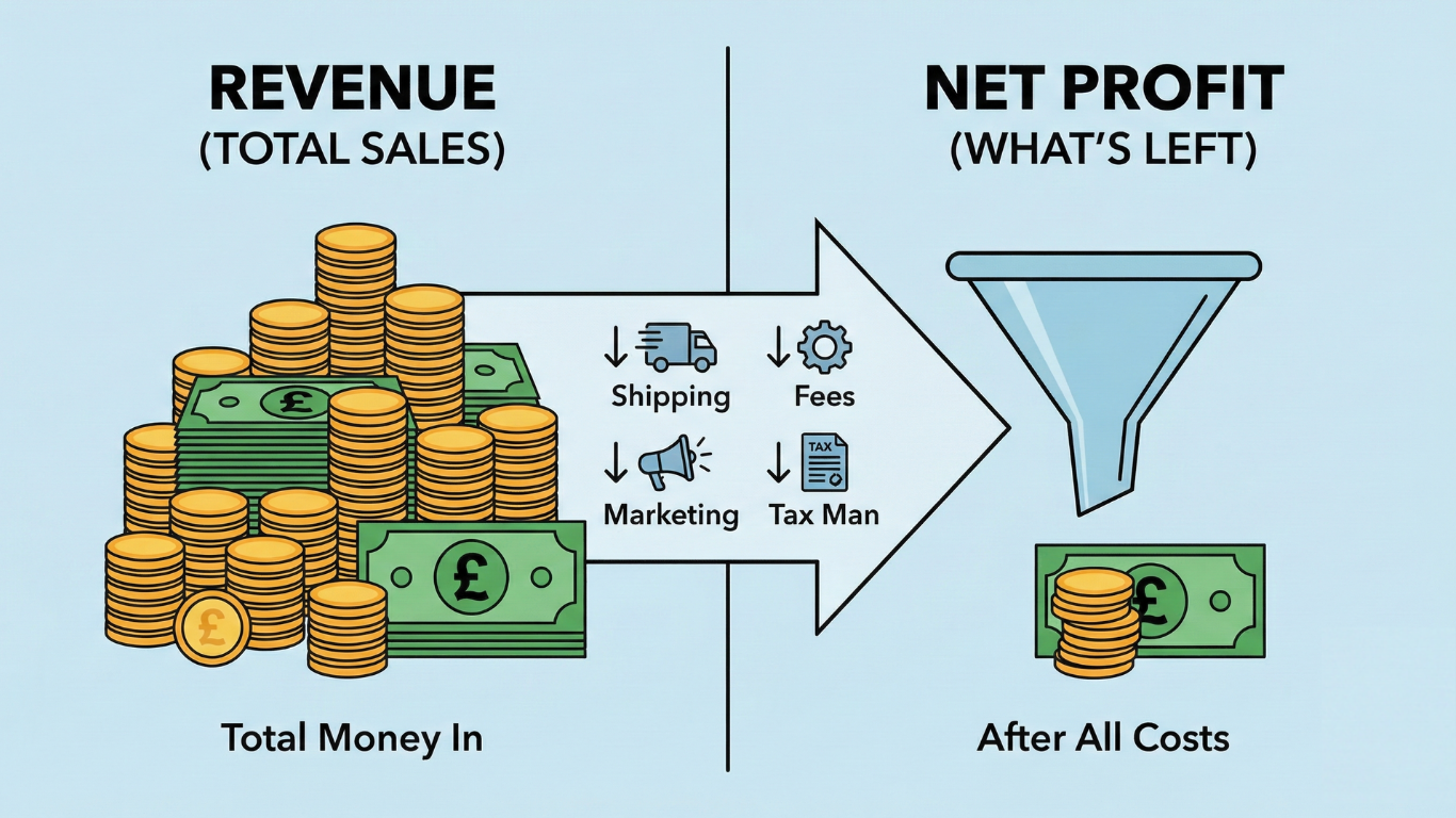 revenue vs Net profit